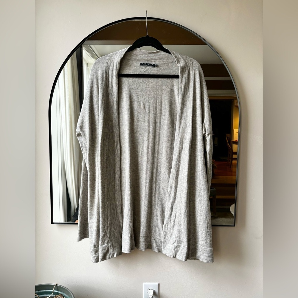 Peruvian Connection | Pima cotton baby alpaca cardigan | size large